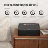 XDeer S005 Biometric Gun Safe for Pistols - Quick-Access, Upgraded Fingerprint Handgun Safe with USB Port, Keypad, and Silent Mode for Home, Bedside, Nightstand, and Car XDeer