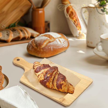 25 PCS Cutting Board Bulk Wood Chopping Board Laser Engraving Serving Board with Handle Charcuterie Boards for Customized Mother's Day Housewarming Gift 11" x 5" Bamboo YOUKE OLA