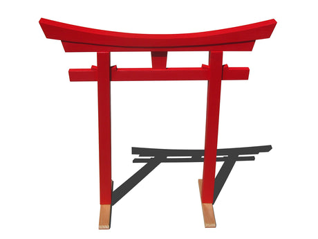 SamsGazebos Miniature Red Japanese Shinto Torii Gate, 26-Inch SamsGazebos
