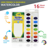 Watercolor Paint Set for Kids 16 Vivid Watercolor Paint Mixing Palette, Paper Pad and 8 Brushes, Water Color Painting Kids and Adult Beginner Supplies The Mega Deals