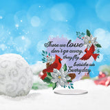 ARTopet DIY Diamond Art Painting Desktop Ornaments Christmas Diamond Art Tabletop Ornaments Single Sided Diamond Design for Home Decor-Cardinal Text ARTopet