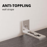 IRONCK 15 Cube Bookcase Storage Shelf Organizer with LED Lights, 5 Tier Bookshelves and Bookcases Display Shelves, Horizontally or Vertically Use, Charcoal Grey IRONCK