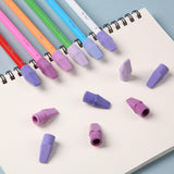 Mr. Pen- Pencil Top Erasers, 120 Pack, 6 Different Purple Shade Colors, Latex-Free & No Smudge Pencil Eraser Tops, Back to School Supplies Mr. Pen