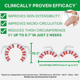 TESMED Anti Cellulite Massager: Clinically Proven Efficacy, Made in Italy, with Converging & Diverging Roller Technology. Patented Cellulite Roller for Thighs and Buttocks. TESMED