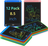 12 Pack LCD Writing Tablet for Kids, 8.5 Inch Colorful Doodle Board Drawing Tablet, Erasable Doodle Pad for Toddlers, Educational Learning Toys Birthday Gifts for Boys Girls Age 3 4 5 6 7 8 TQU