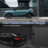 EP Level 2 Portable EV Charger, 16-40 Amp, 240V, 25ft Cable, Fast Charging Station for All EVs, NEMA 14-50P Plug, Upgraded Portable Electric Vehicle Charger EP
