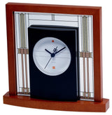 Bulova B7756 Willits Frank Lloyd Wright Table Clock Bulova