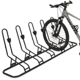 Floor Bike Rack for 5 Bikes, Safeguard Disc Brakes & Derailleurs Design, Waterproof Bicycle Stand Indoor/Outdoor/Garage Use, Fits 12"-29" Tires, Upgraded 0.63" Steel Tubes for Stability Kingarage