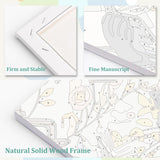 xcemhil Framed Paint by Numbers Kit for Kids and Adults, Paint by Numbers for Adults Cow, Cute Cow Kids Paint by Number Kits for Gifts and Home Decor 10x10in xcemhil