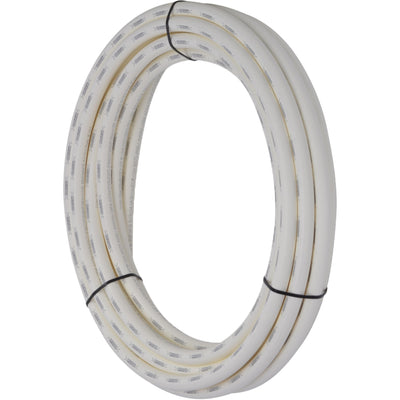 SharkBite 3/4 Inch x 50 Feet White PEX-B, PEX Pipe Flexible Water Tubing for Plumbing, U870W50