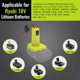 2 Packs Power Wheel Adapter for Ryobi 18V Battery, Upgraded Battery Converter Kit with Switch, Fuse & Wire Terminals, 12 AWG Wire, Power Connector for DIY RC Car Toys Robotics Azocek