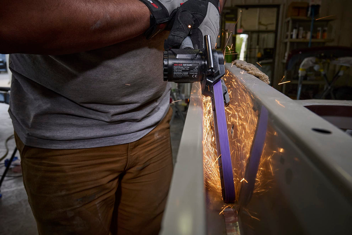 Ingersoll Rand 360-418 - Air Belt Sander, 1/2"x18" 20,000 RPM, 4700 SFPM, 0.6 HP Ingersoll Rand