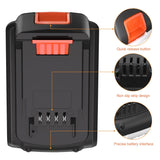 Leisuda 2 Pack 20V 3.0Ah Battery LBXR20 Compatible for Black and Decker 20V Lithium Battery LBXR20 LB20 LBX20 LB2X4020 LBXR20B-2 LBXR2020-OPE Compatible for Black Decker 20V Power Tools Leisuda