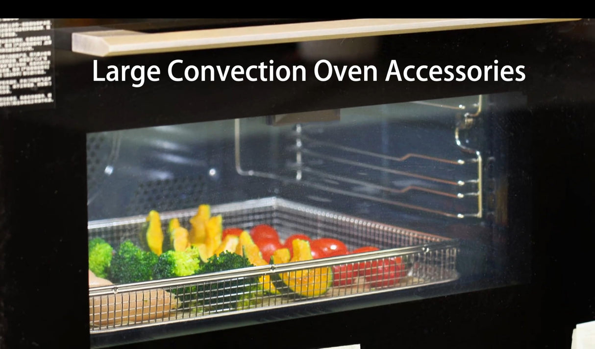 Air Fryer Basket for Oven Bacon Rack Baking Sheet Stainless Steel Basket Convection Oven Tray Dishwasher Large 16.5"x12.5" Bbq Brush Bakeware Pan Wire Rack Cookie Cooling Rack Novaspark