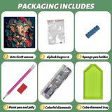 ajepon Elephant Diamond Painting Kits for Adults-Diamond Art Kits for Elephants, Hindu Elephant Gem Art Kits for Adults for Gift Home Wall Decor (14x14inch) ajepon