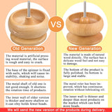 hobbyworker Upgrade Wooden Bead Spinner with 2 Pcs Big Needles,8000 Pcs Seed Beads and 1 Surprise Gift Pack for Jewelry Making Tools,Quickly Stringing Beads Tool, Manual Operated hobbyworker