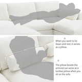 Merax 86.5" Sectional Sofa with Storage & Ottomans-Cream 5-Seater Sleeper Cloud Couch, Space Saving Convertible L/U Shaped Sofa Set, Chenille Upholstered Couches Bed for Living Room & Apartment, White Merax