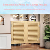 Interior Solid Wood Swing Door,Swinging Doors Cafe Doors,Saloon Cafe Doors, Indoor Premade Louvered Saloon Swing Door, Auto Close, for Bar Kitchen Stairs, Customizable,A,W75xH90cm(29.5x35in) ZXCVBAS