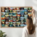 SHOXREM 1000 Pieces National Parks Jigsaw Puzzle - Vintage National Parks Puzzle for Adults, Perfect for Nature Lovers SHOXREM