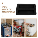 Silicone Toaster Dust Cover 2 Slice Toaster Lid Electric Bread Maker Upper Cover Toaster Machine Top Cover for Bread Machine Part Accessories （Black） BESTonZON