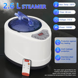 X-Vcak Foldable Steam Sauna, Portable Sauna for Home, Sauna Tent Sauna Box with 2.6L Steamer, Remote Control, Folding Chair, 9 Levels X-Vcak