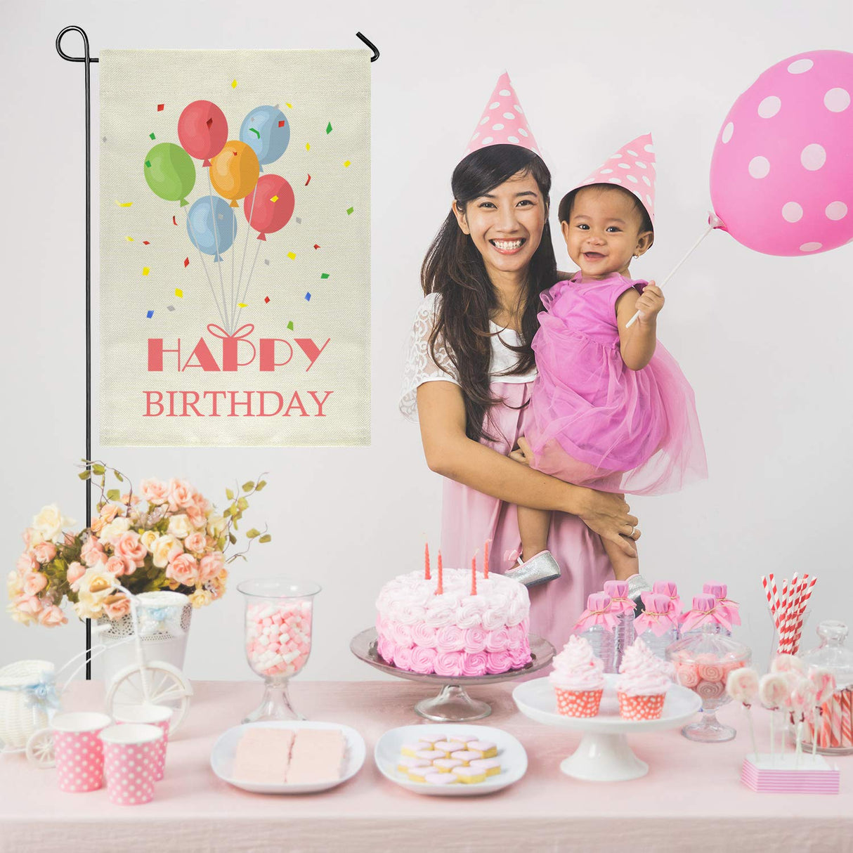 PLULON 12Pcs Blank Burlap Flags Sublimation Garden Flags 12Inch x 18Inch Burlap Garden Flag Yard Flag Banner Flag for Patio Garden Yard Outdoor Home Decorations PLULON