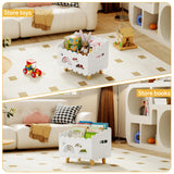 Wood Kids Bookshelf, Montessori Bookshelf, With 2 Adjustable Dividers, Suitable Kids Rooms, Nursery & Classroom, Kids Bookshelf And Toy Storage, Toddler Book Rack, Nursery Book Shelves, Kids Bookcase BPMFDTNL