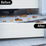 Ginchain U+O Ring Seals for Garage Doors, Universal Bottom Seals Rubber with Aluminum Track Retainer, Combination Weather Stripping Kit (16.5ft) Ginchain