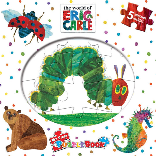 The World of Eric Carle My First Puzzle Book - Jigsaw Puzzles for kids, 10-page board book, 5 puzzles to enjoy