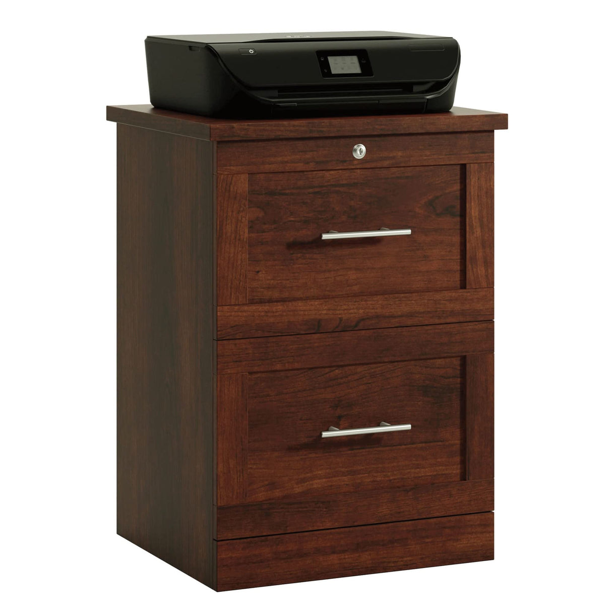 Realspace® 17"D Vertical 2-Drawer File Cabinet, Mulled Cherry Realspace