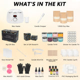 WITOROR Candle Making Kit, Scented Candles Making Kit Supplies with Digital Soy Wax Melt Warmer Candle Making Complete Kit for Adults Beginners DIY Starters WITOROR