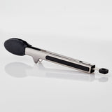 Farberware 5216358 Professional Stainless Steel and Heat Resistant Nylon Locking Kitchen Tongs with Silicone Tips, 12-Inch Farberware