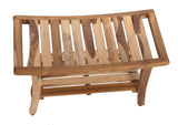 EcoDecors, 30", Harmony, Teak Shower Bench, Teak Shower Stool, Teak Bench for Shower, Teak Shower Seat, Teak Shower Bench for Inside Shower, Teak Shower Chair, Safety Arms, 30 inch EcoDecors