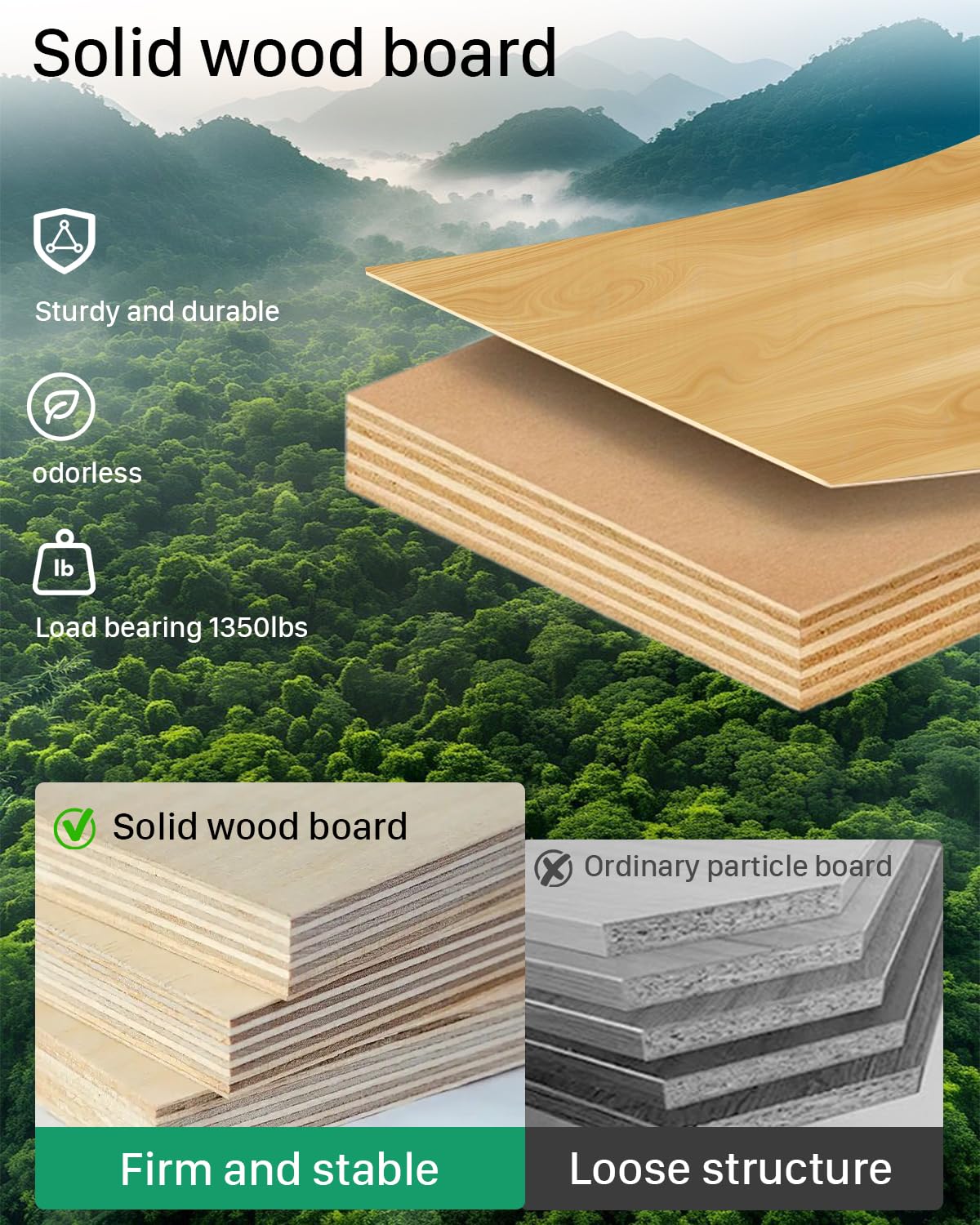 L Shaped Reception Desk, Solid Wood Front Desk with Counter & Lockable Drawers, Retail Checkout Customer 2 Person Secretary Desks for Home Office Lobby Store (63in,Left) Generic