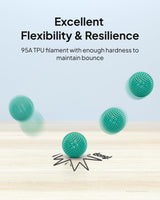 ELEGOO TPU Filament 1.75mm White 1KG, 95A Flexible Soft 3D Printing Filament Dimensional Accuracy +/- 0.02mm, 1KG Spool(2.2lbs) for Most FDM 3D Printers ELEGOO