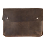 Hide & Drink, Vintage Folder Document Holder, File Case, A5 Binder, Envelope Portfolio, Full Grain Leather, Handmade, Bourbon Brown Hide & Drink