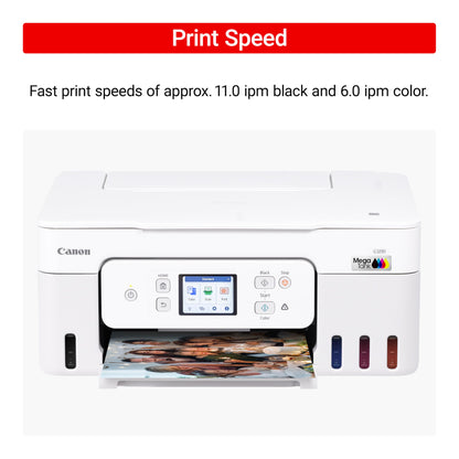 Canon Megatank G3290 All-in-One Wireless Supertank [Megatank] Printer | Print, Copy Scan | Mobile Printing |2.7" LCD Color Touchscreen | Auto Duplex