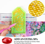 Mrnsiet Chirstmas Diamond Painting Kits for Adults, Candy House Diamond Art Kit for Beginners, DIY Full Drill Winter Painting Gem Art Painting Kits 14x14Inch Mrnsiet