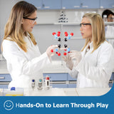 YCHOULEK Molecular Model Kit, 444 Pcs Organic Molecular Chemistry Set, Atom Element Model Kit for Lessons in Chemistry, Molecular Structures Building kit, Ochem Science Gift for Teachers and Students YCHOULEK