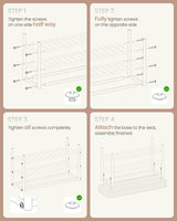 VASAGLE EKHO Collection - Shoe Rack Bench, Storage Bench for Entryway, Synthetic Leather with Stitching, Mid-Century Modern, Loads 300 lb, 11.8 x 31.5 x 19.7 Inches, Caramel Brown ULSB054K01 VASAGLE