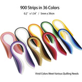 YURROAD 5MM Paper Quilling Kit Quilling Paper and Tools Set with Quilling Slotted Pen Quilling Template Board Quilling Comb Quilling Curling Coach YURROAD