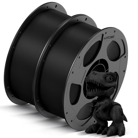 ANYCUBIC High Speed 3D Printer Filament 1.75mm Bundle, Rapid PLA Filament with High Prints Quality, Dimensional Accuracy +/- 0.02mm, Print with Most FDM 3D Printers, 1KG Spool, 2KG Black+Black ANYCUBIC