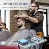 Aluminum Foldaway Folding Service Tray on Wheels K-Salon