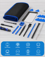 Precision Screwdriver Set, Computer Tool Kit, 146 PCS Laptop Screwdriver Kit with 123 Bits, Magnetic Mat, Suit for PC, iPhone, MacBook, Tablet, PS4, Xbox, Switch, Game Console and other Electronics UnaMela