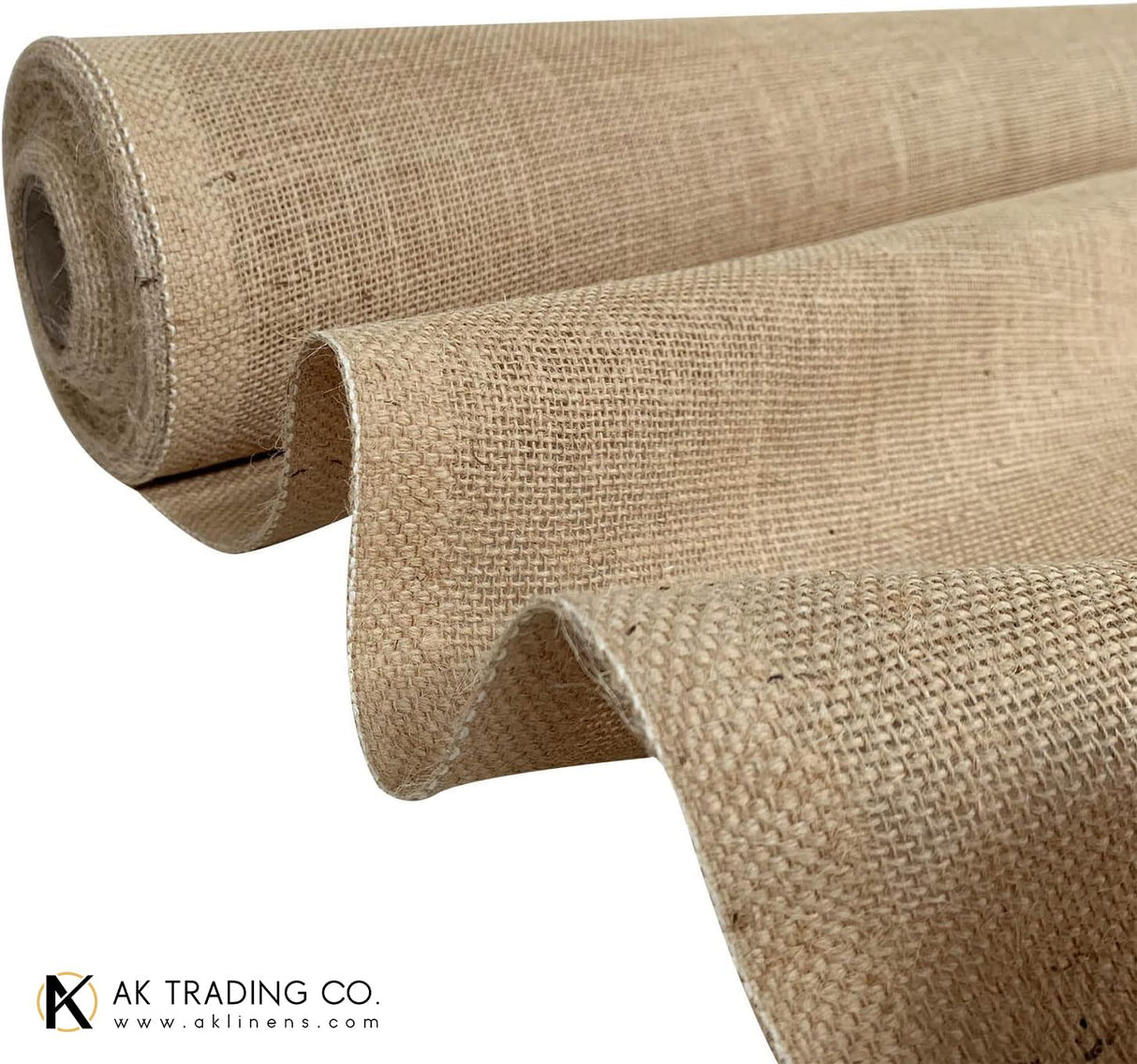 AK TRADING CO. 40" Wide Burlap Fabric 10oz Natural - Heavy Duty 100% Jute Material for Upholstery, Home Décor, Gardening, & Wedding Projects - Eco-Friendly & Biodegradable - 40 Inches x 5 Yards AK TRADING CO.