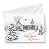 Current Winter Home Christmas Greeting Cards Set - Set of 18 Large 5 x 7-Inch Folded Cards, Themed Religious Holiday Card Value Pack, Envelopes Included Current