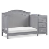 DaVinci Charlie 4-in-1 Convertible Crib and Changer Combo in Grey DaVinci