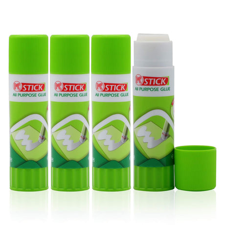 3D Printer Glue Sticks, FENGWANGLI 4 Pieces Solid Adhesive for Hot Bed Print Filament PLA Glass ABS PETG CPE FENGWANGLI