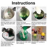 Candle Dye Set, 16 Colors Candle Wax Dye for Candle Making, Bulk Soy Wax Dyeing, DIY Candle Making Kit SAEUYVB