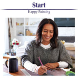 2 Pack Diamond Painting Kits，Large 5D DIY Lake Waterfall Diamond Painting Kits for Adults，DIY Full Drill Crystal Rhinestone Arts and Crafts，Gem Art Painting with Diamond Home Wall Decor (28X16inch) OFRKE